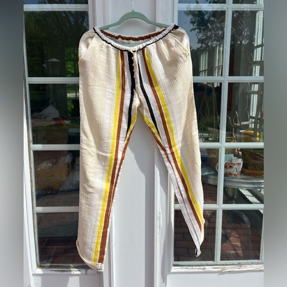 Ace & Jig Antique Gauze Striped Pants - Picture 2 of 12